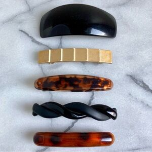 Hair Clips from France, USA, J Crew Quick Release Style